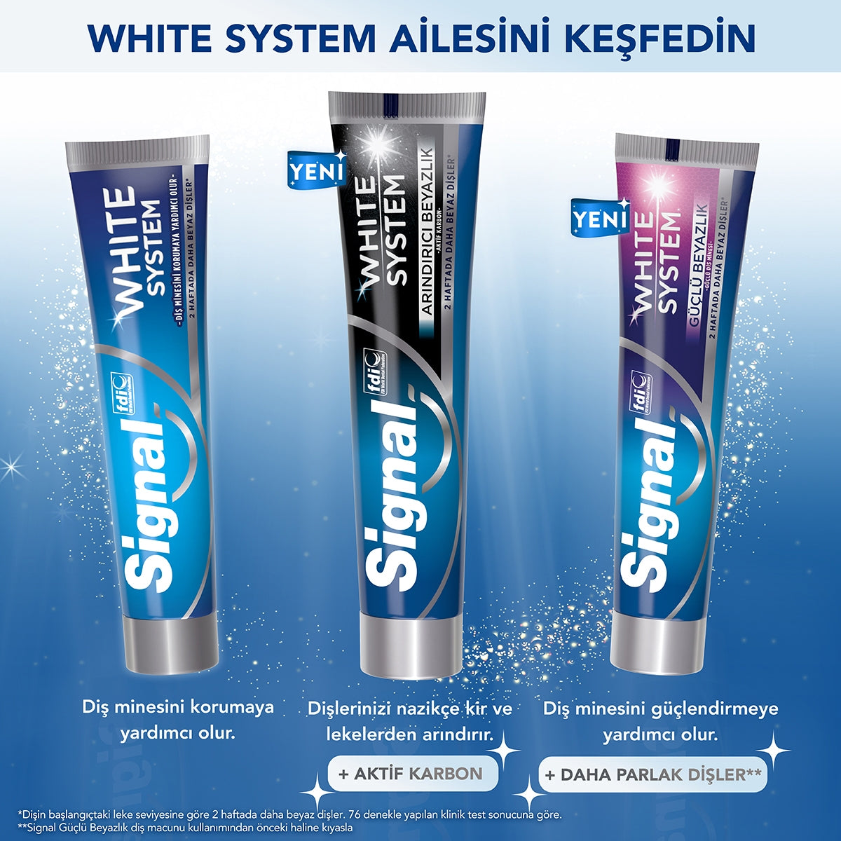 Diş Macunu White System Arındırıcı Beyazlık 75 ml