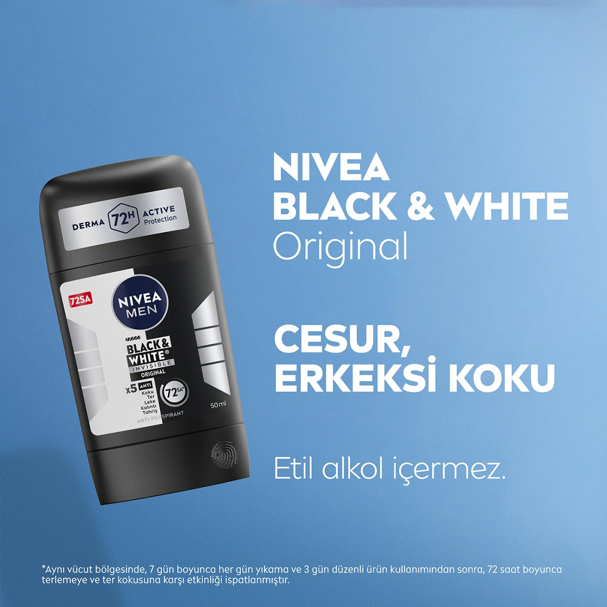 Erkek Stick Black & White Original 50 ml