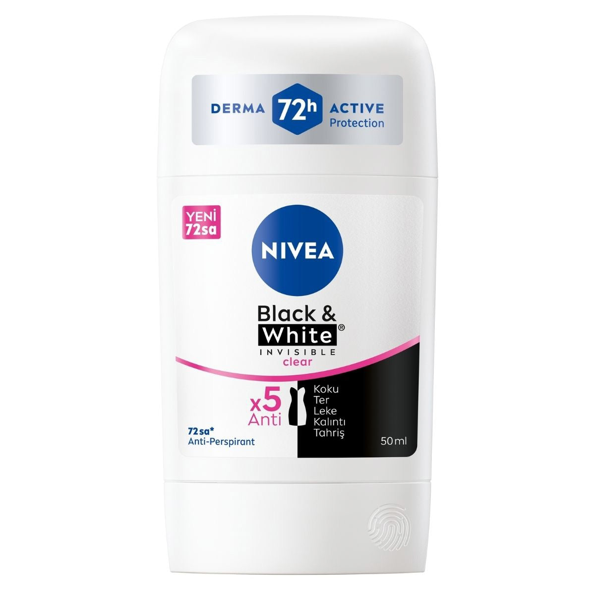 Kadın Stick Black & White Clear 50 ml