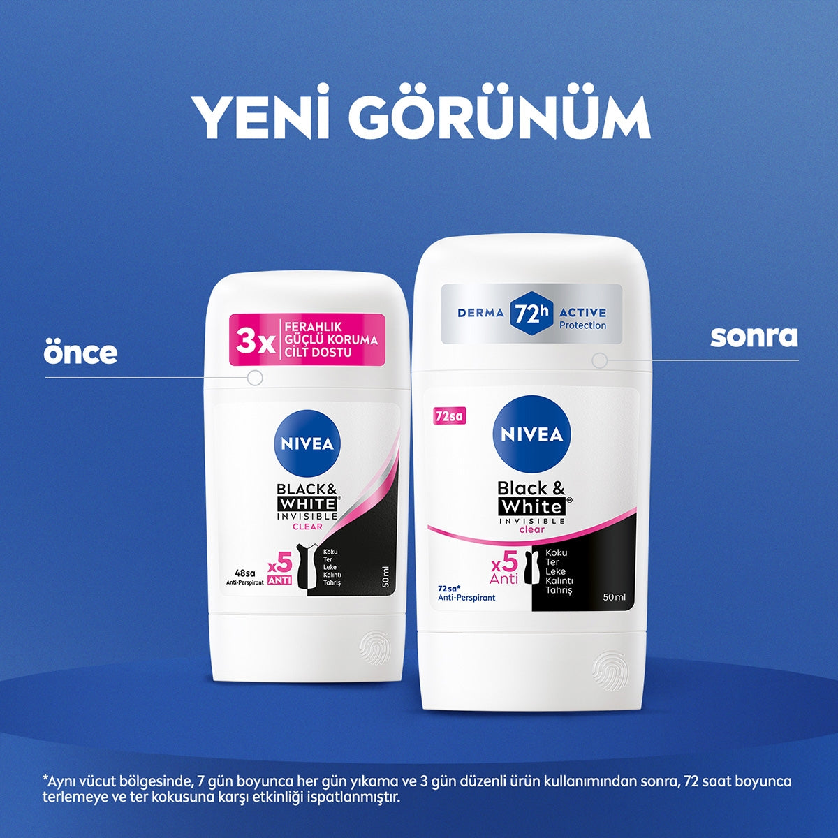 Kadın Stick Black & White Clear 50 ml