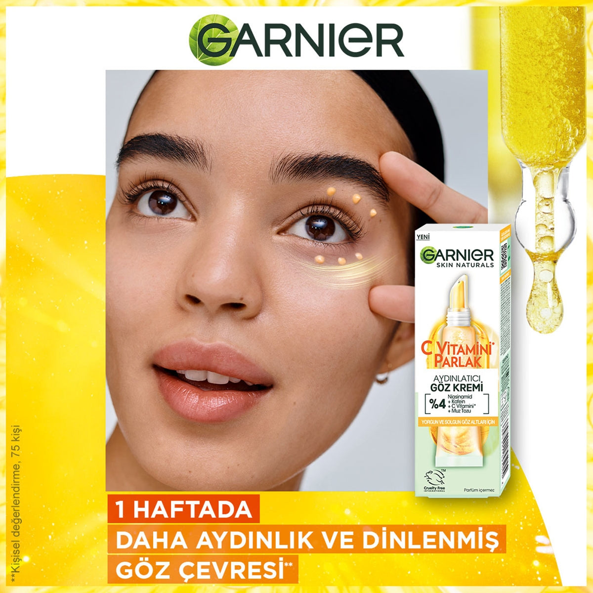 Göz Çevresi Bakım Kremi C Vitamini 15 ml