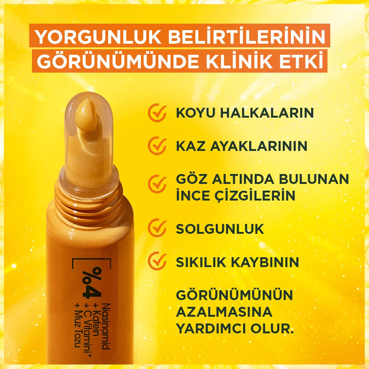 Göz Çevresi Bakım Kremi C Vitamini 15 ml