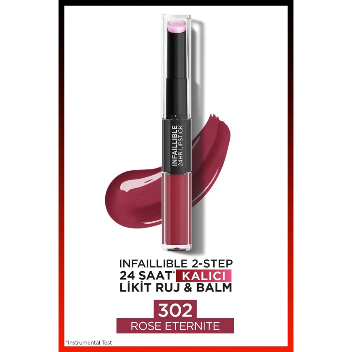 Ruj İnfaillible 24H 2 Steps 302 Rose Eternite