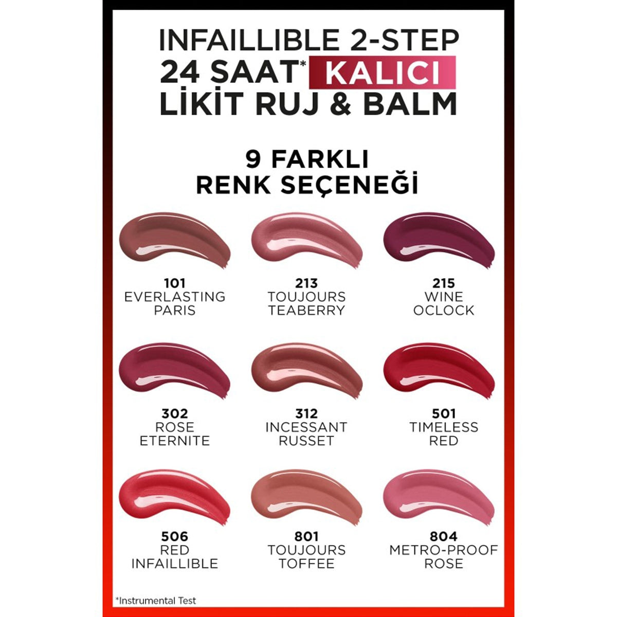 Ruj İnfaillible 24H 2 Steps 302 Rose Eternite