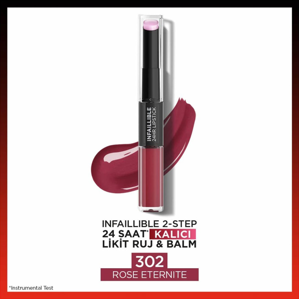 Ruj İnfaillible 24H 2 Steps 302 Rose Eternite