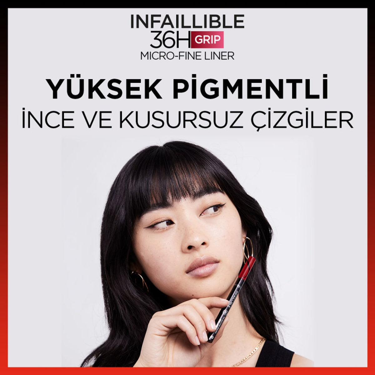 Eyeliner İnfaillible 36H Grip Micro 02 Smokey Earth