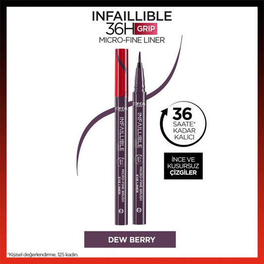 Eyeliner İnfaillible 36H Grip Micro 04 Dew Berry