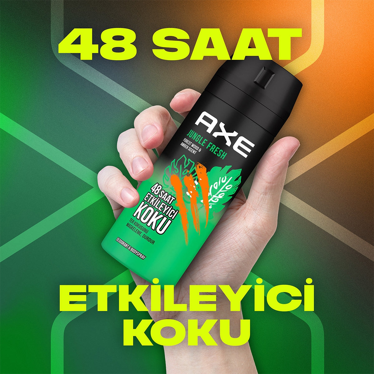 Erkek Deodorant Sprey Jungle Fresh 150 ml