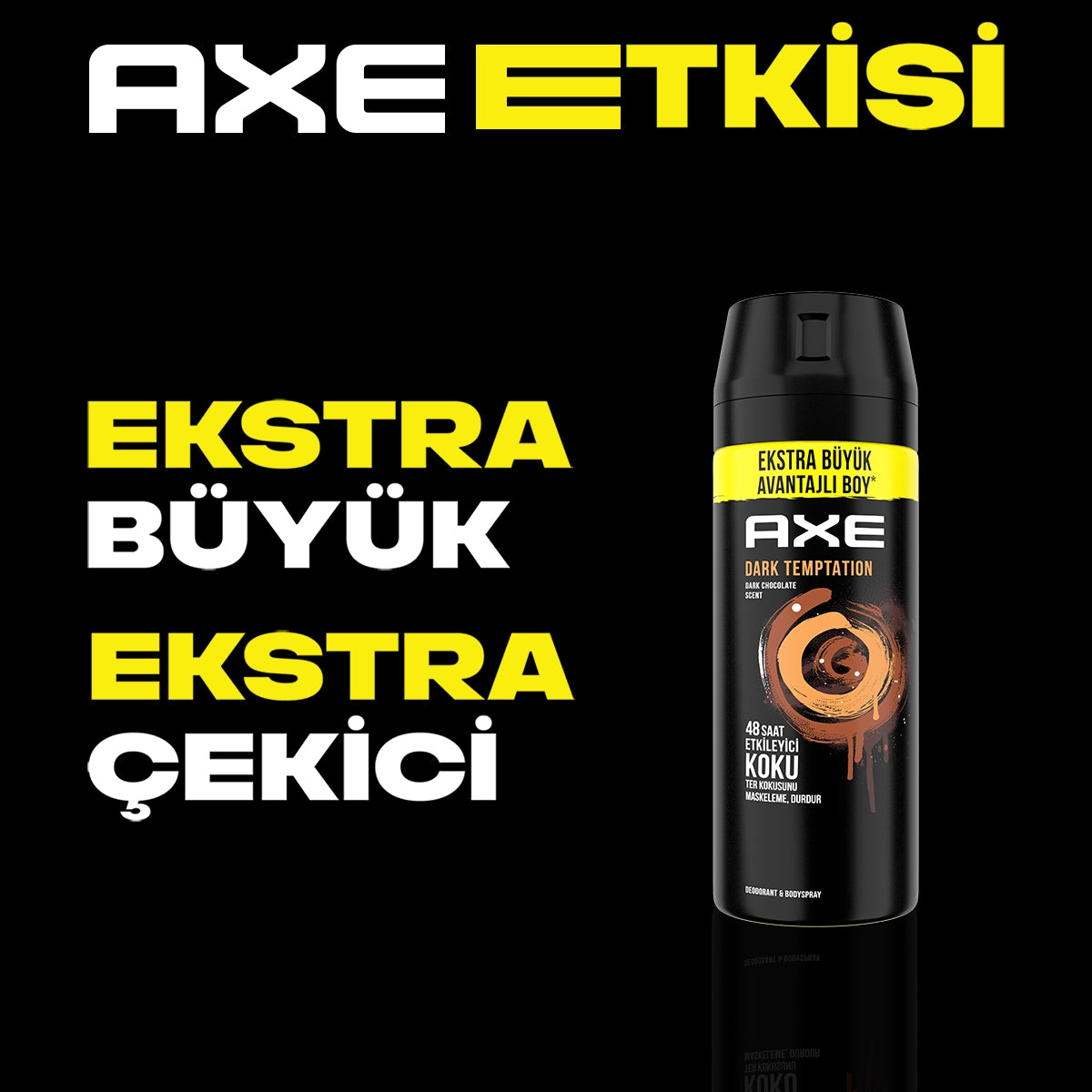 Erkek Deodorant Sprey Dark 200 ml