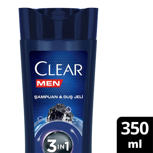 Şampuan & Duş Jeli Arındırıcı Kömür 350 ml