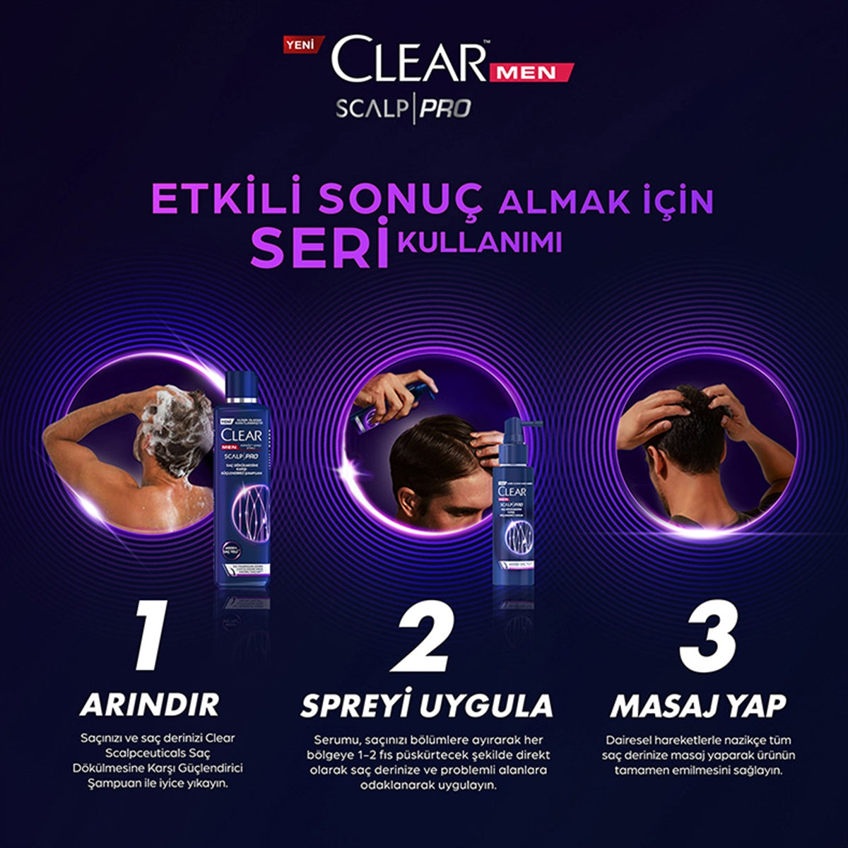 Şampuan Men Scalp Pro Saç Dökülmesine Karşı 300 ml