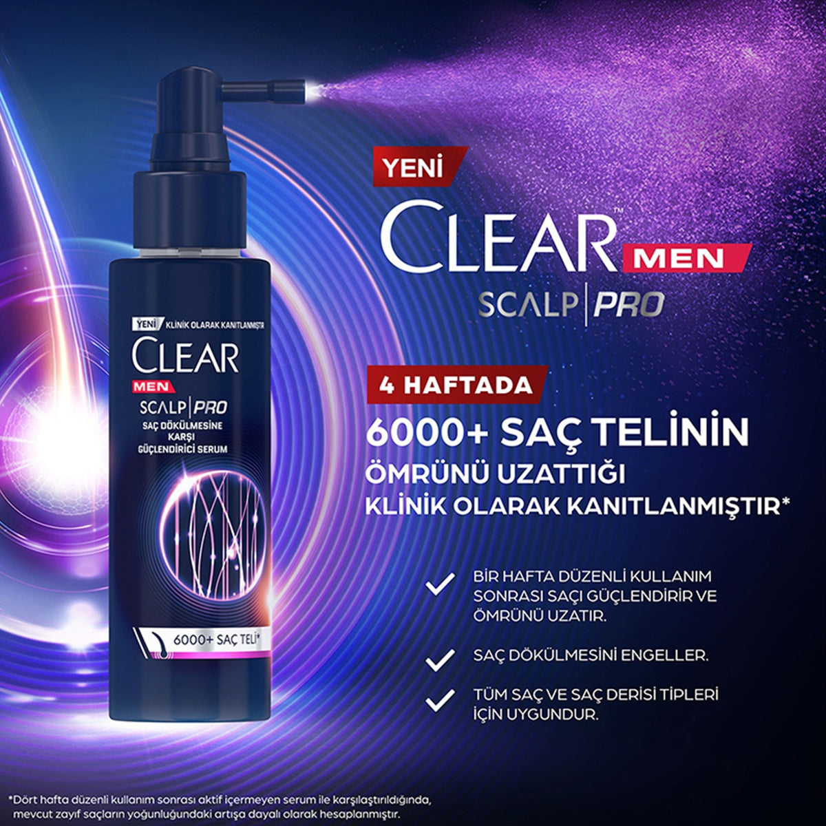 Saç Serumu Men Scalp Pro Saç Dökülmesine Karşı 70 ml