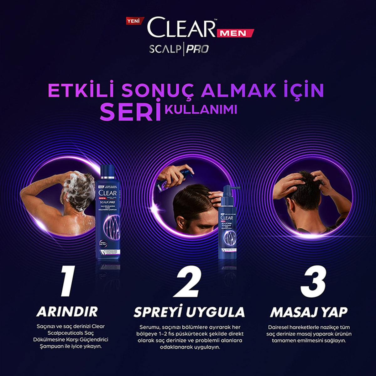 Saç Serumu Men Scalp Pro Saç Dökülmesine Karşı 70 ml