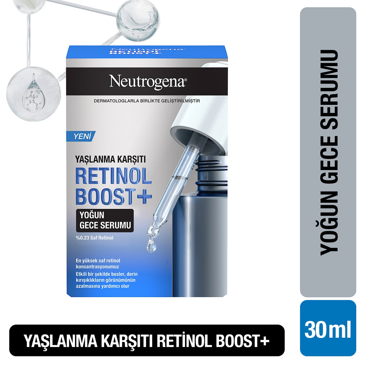 Retinol Boost Yaşlanma Karşıtı Yoğun Gece Serumu 30 ml