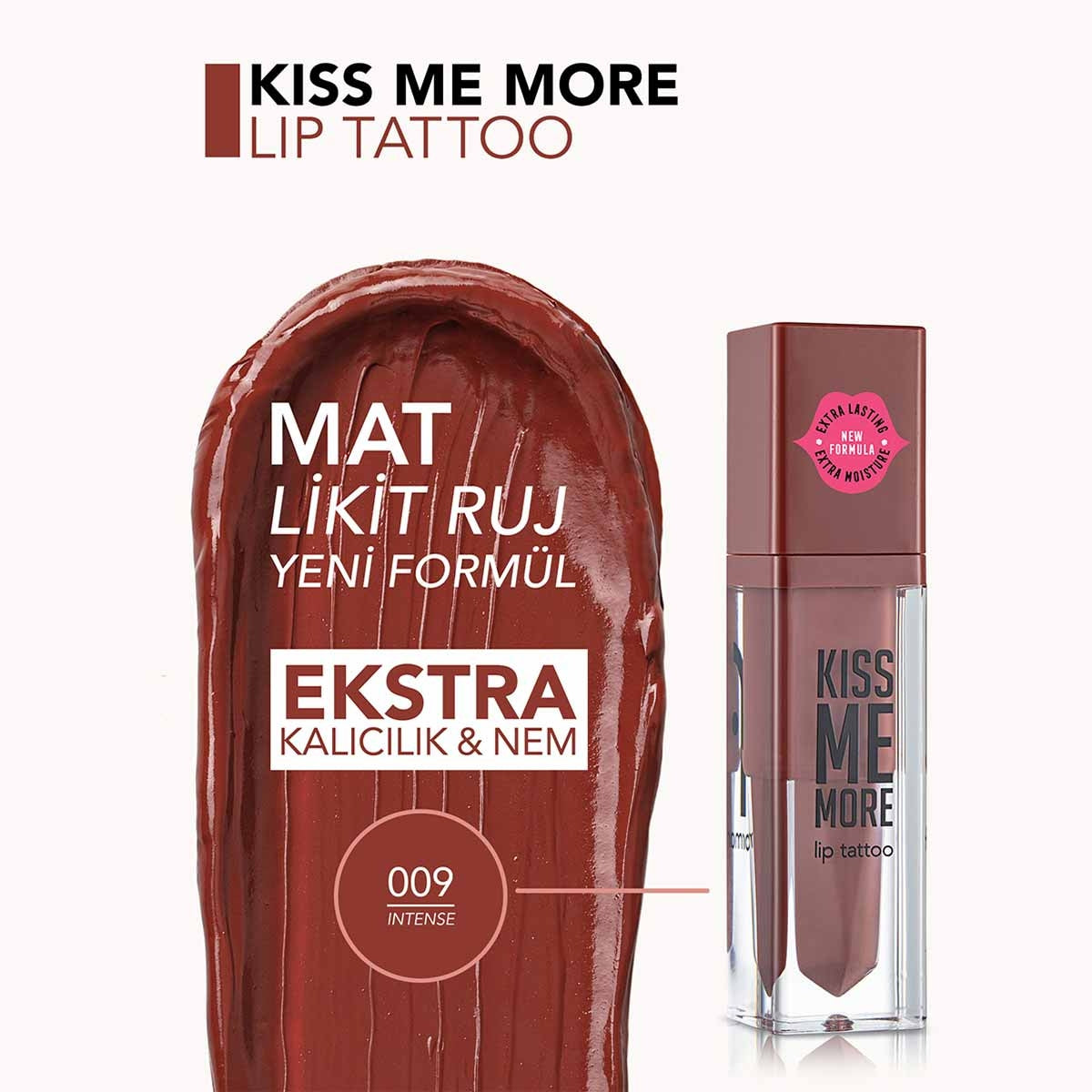 Ruj Kiss Me More 009 Inten 3,8ml