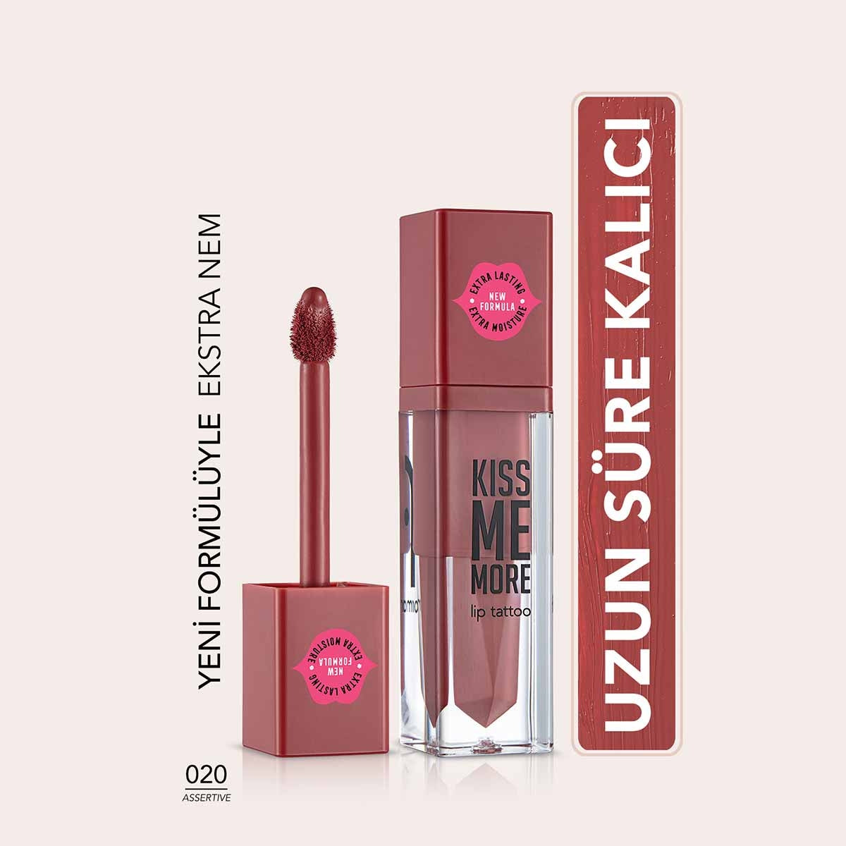 Ruj Kiss Me More 020 Assertıve 3,8ml