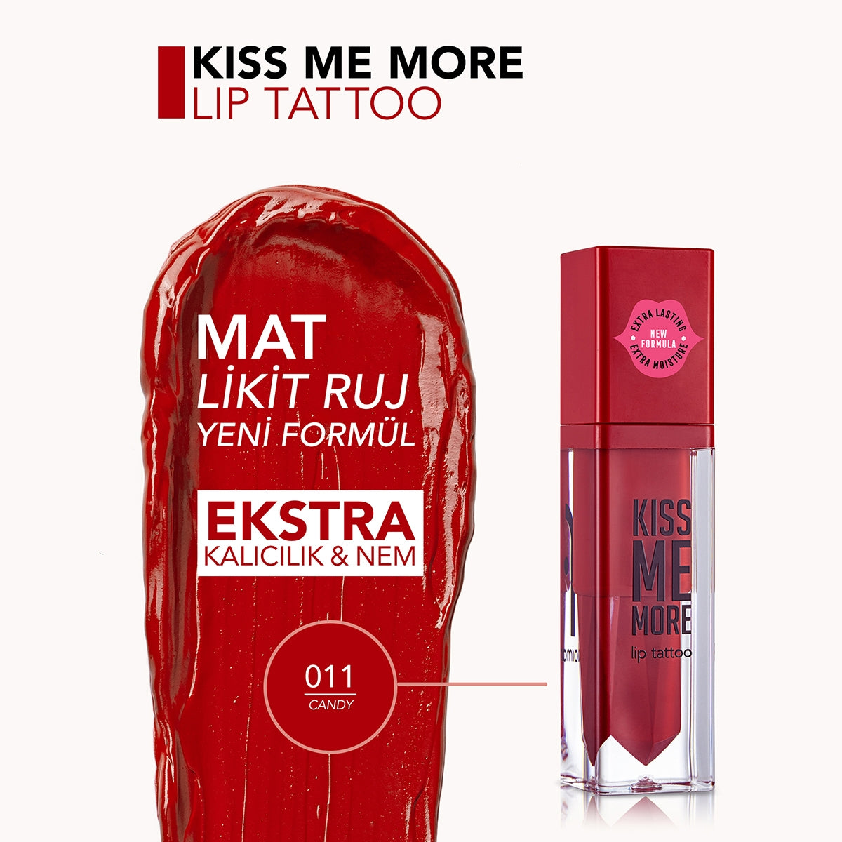 Ruj Kiss Me More 011 Candy 3,8ml