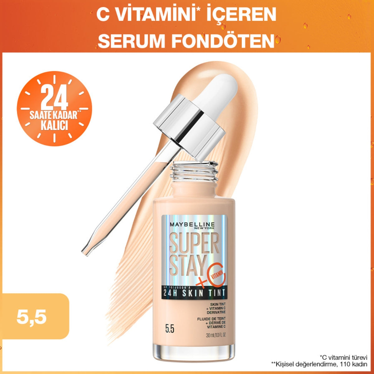 Fondöten Superstay Glow Tint 05,5