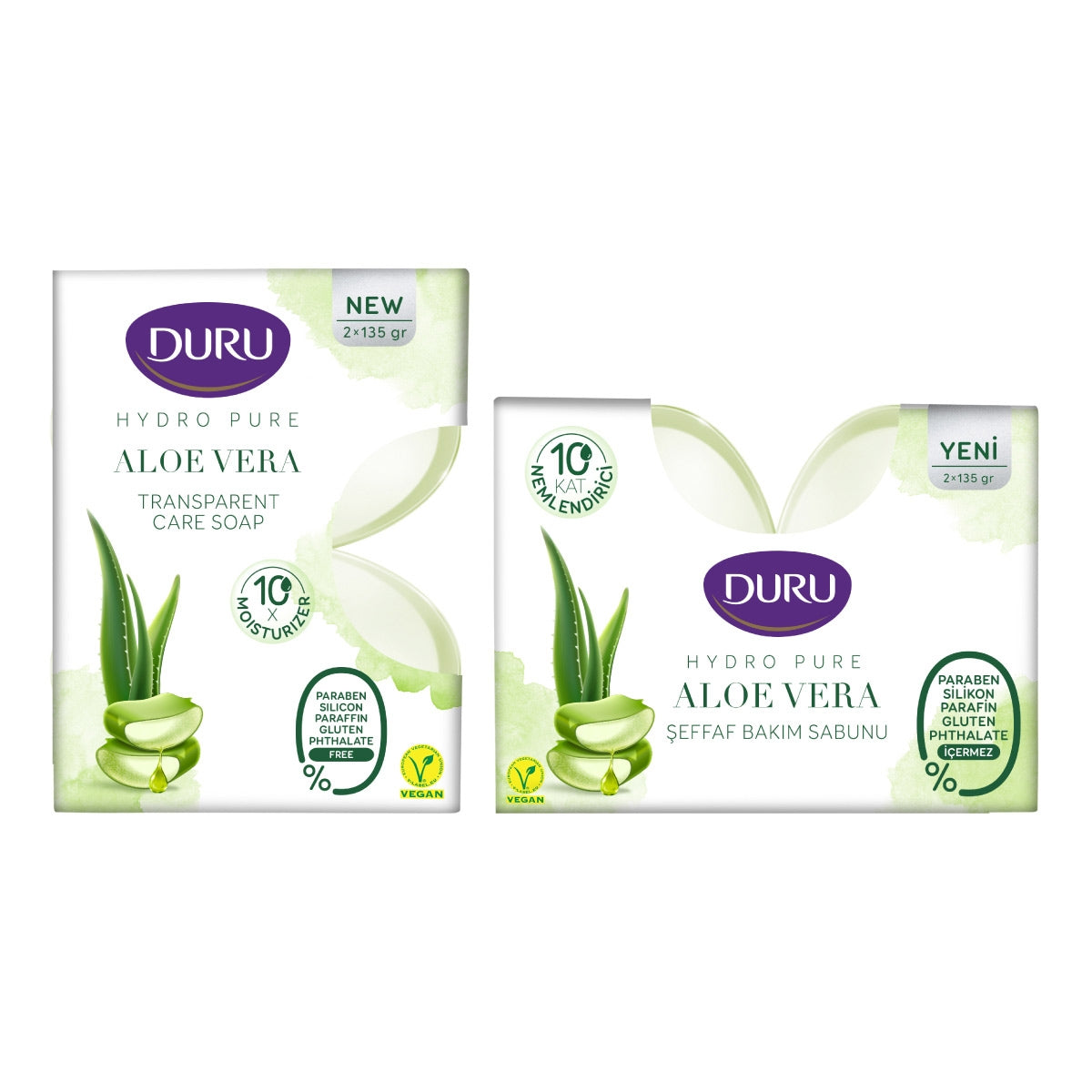 Hydro Pure Aloe Vera Şeffaf Bakım Sabunu