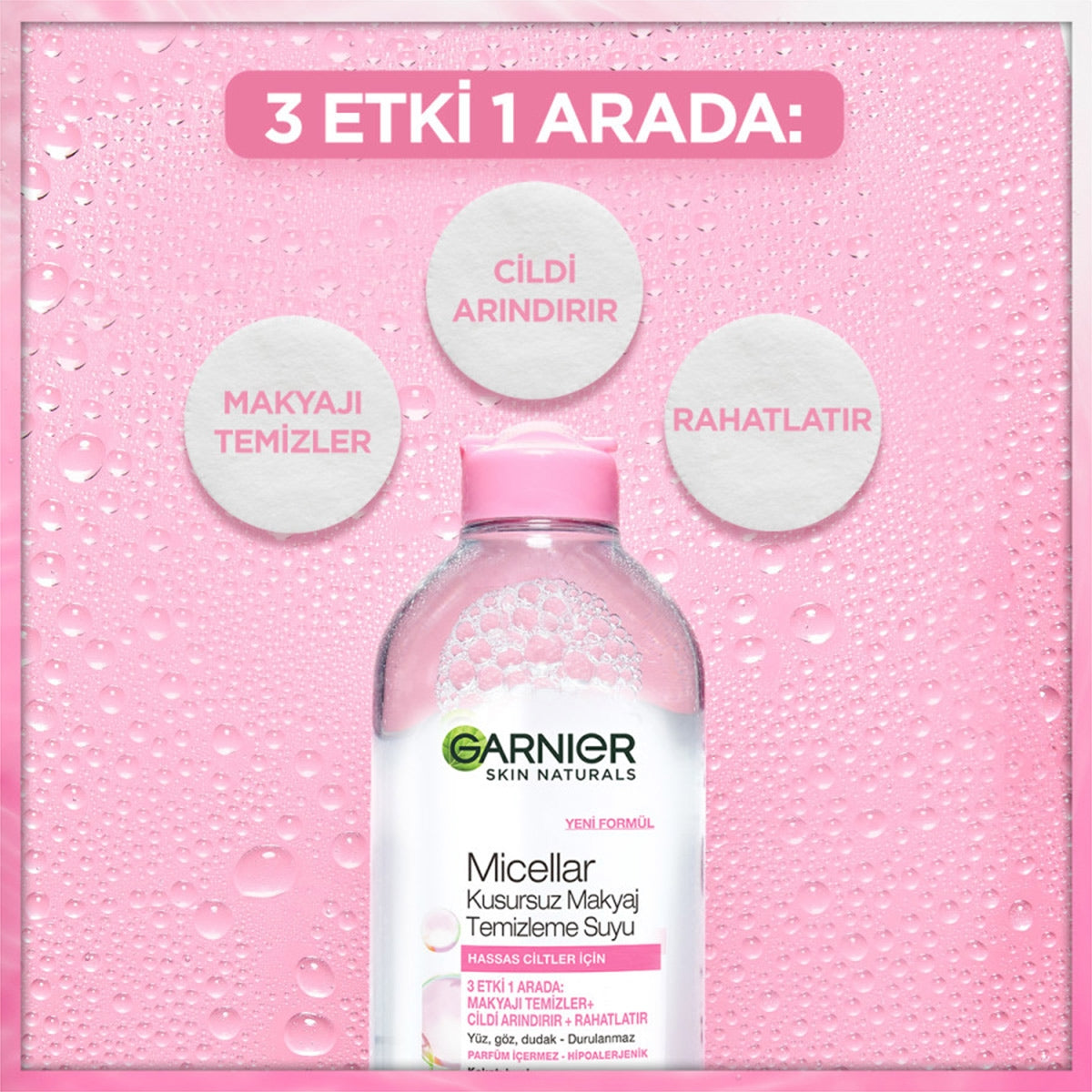 Makyaj Temizleme Suyu Hassas 200 ml