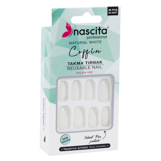 Nascita Natural Whıte 36'lı Takma Tırnak