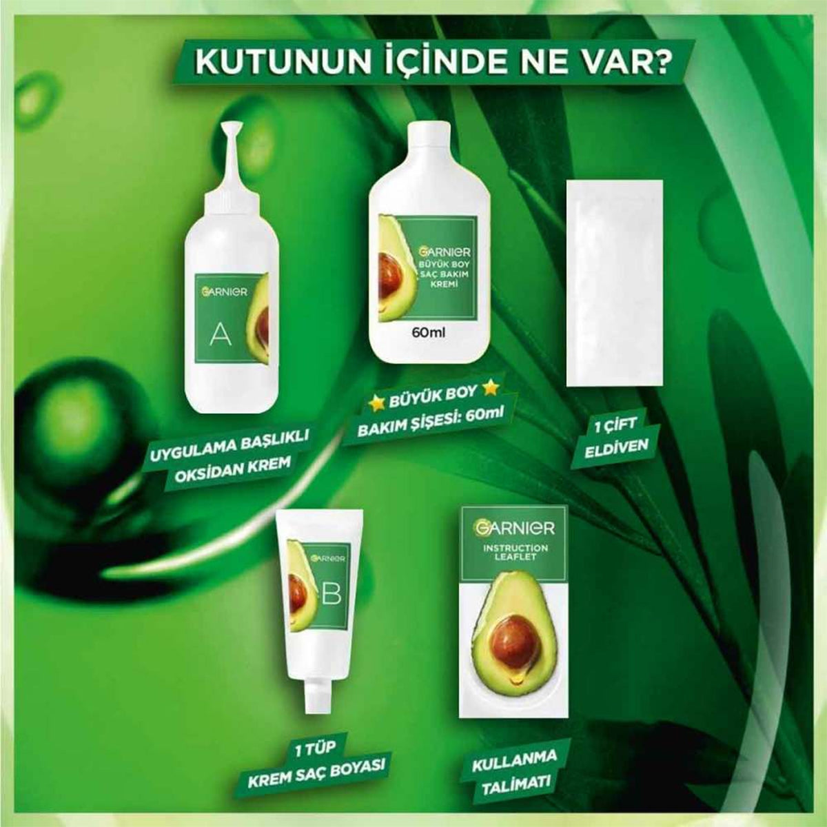 Saç Boyası Nutrısse Ultra Creme Siyah 1