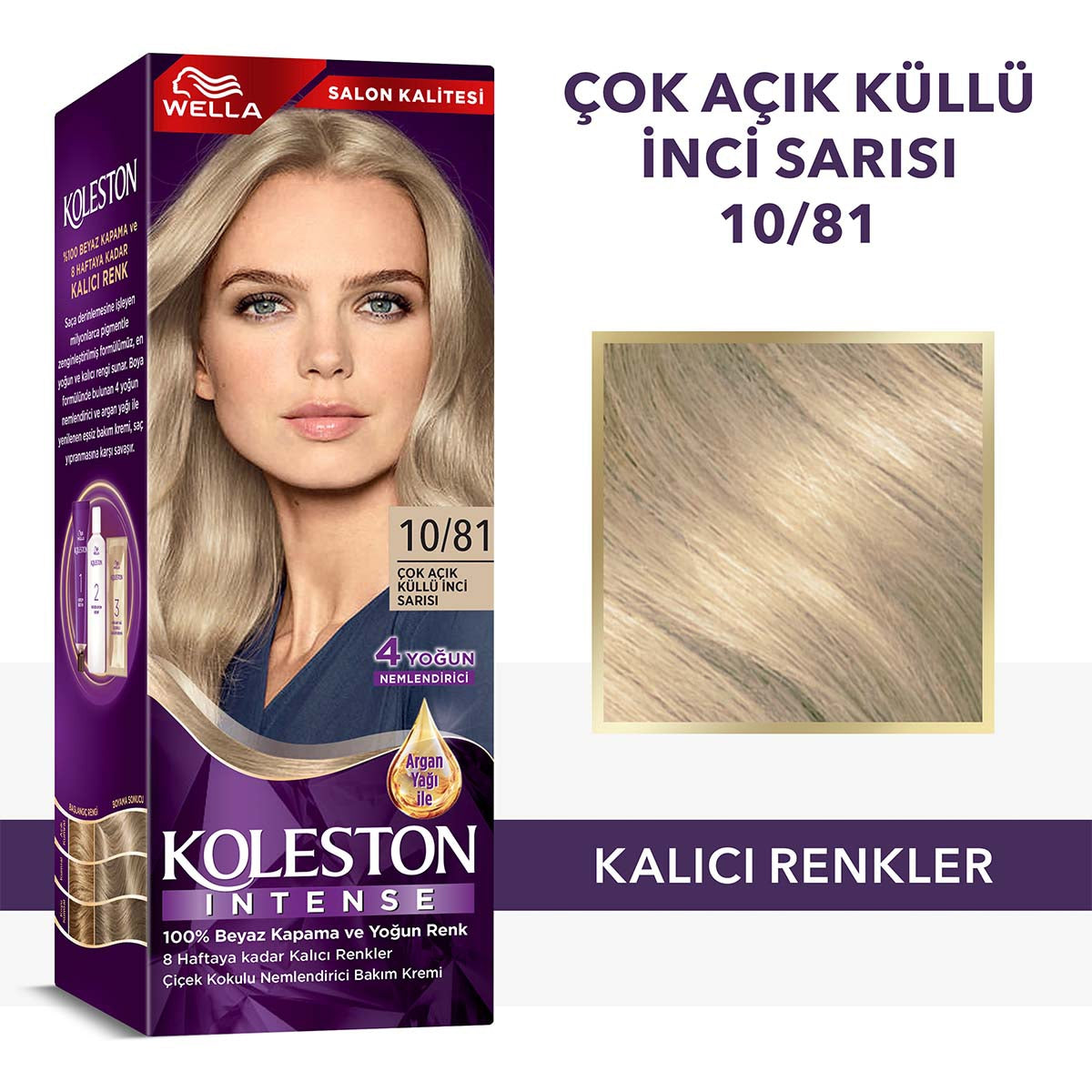 Saç Boyası Açık Küllü İnci Sarı 10-81