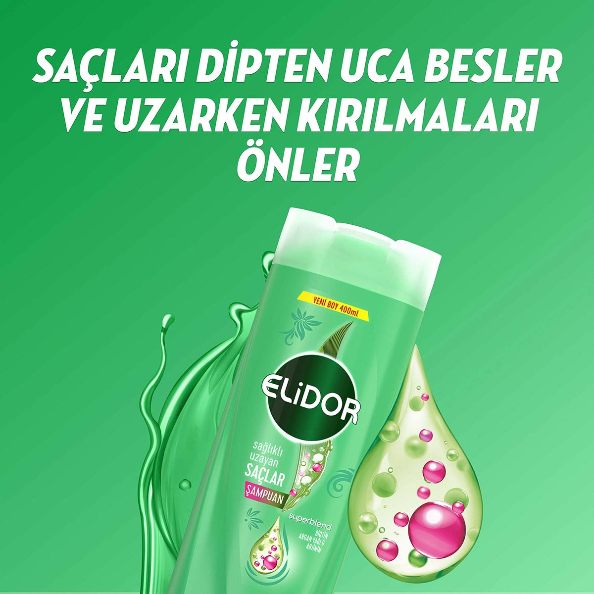 Şampuan Sağlıklı Uzayan 400 ml