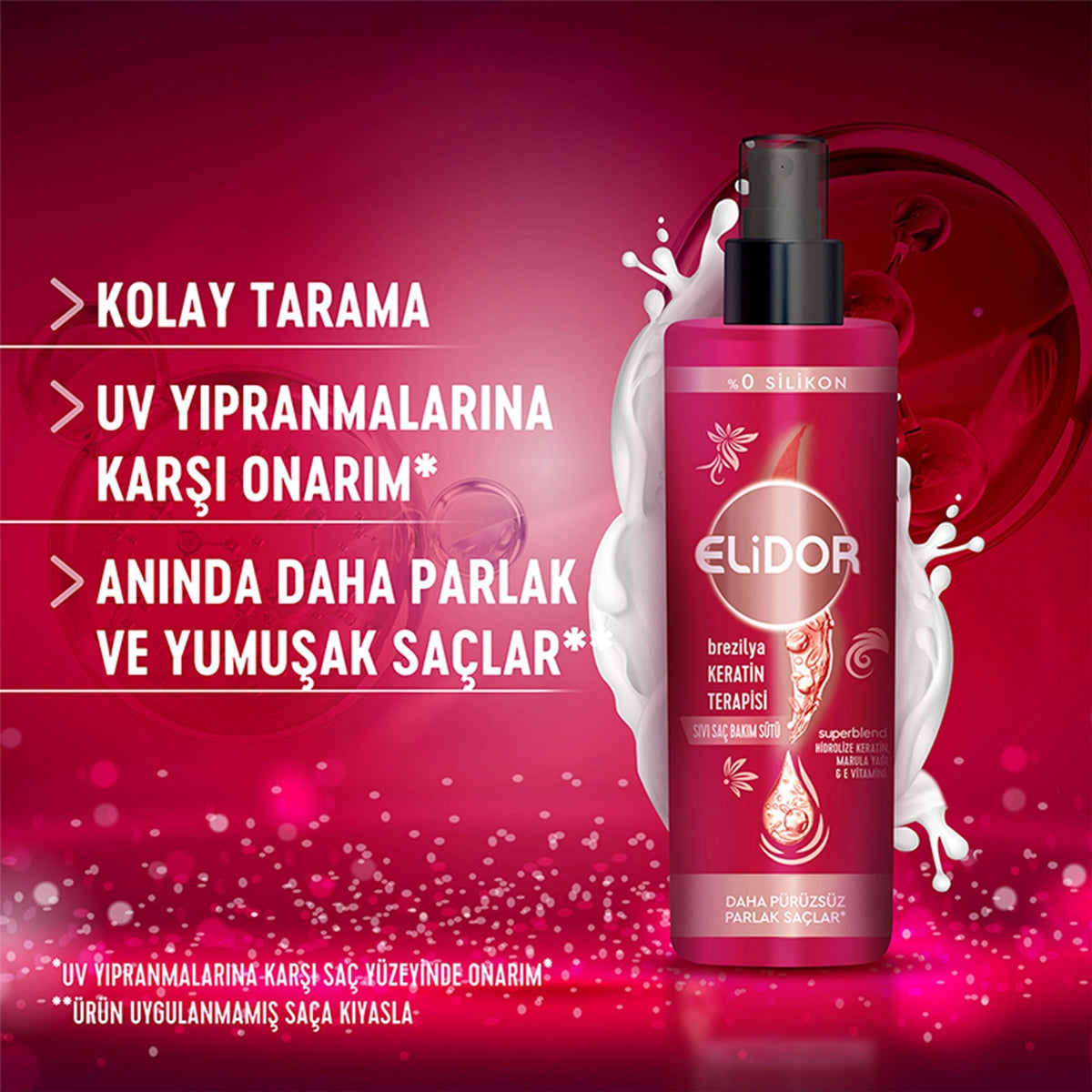 Sıvı Saç Bakım Sütü Brezilya Keratin Terapisi 200 ml