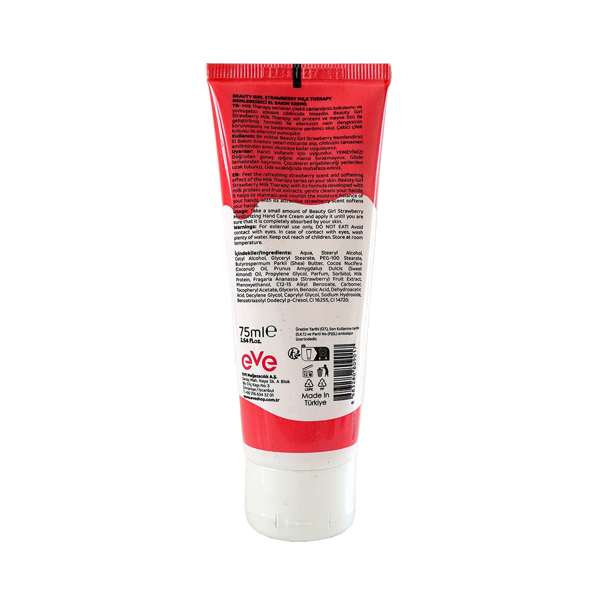 EL KREMİ ÇİLEK MILK THRAPY 75 ML