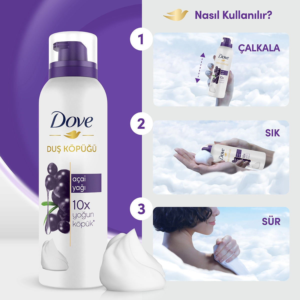 Duş Köpüğü Acai 200 ml