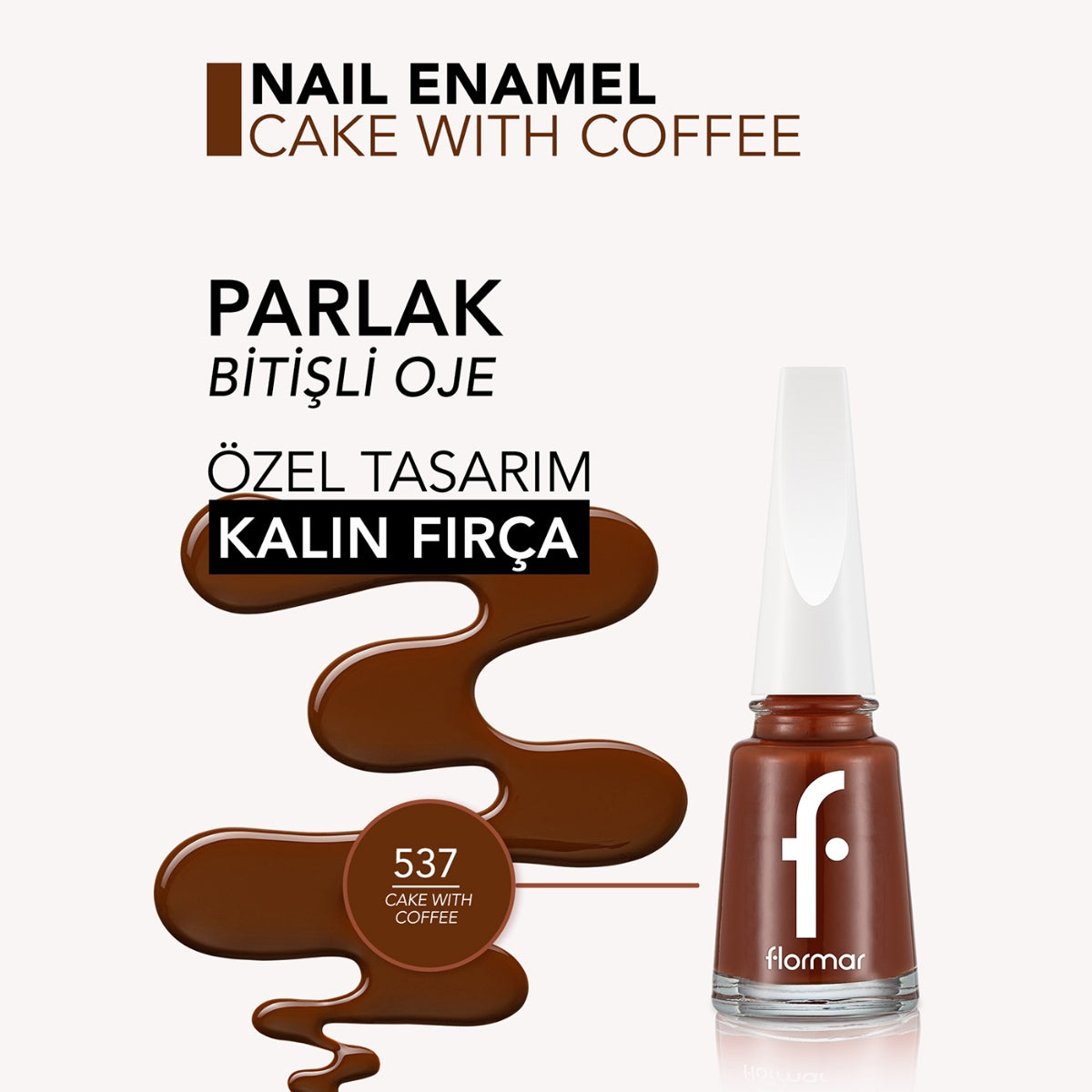 Oje Nail Enamel 537 Cake With Coffee