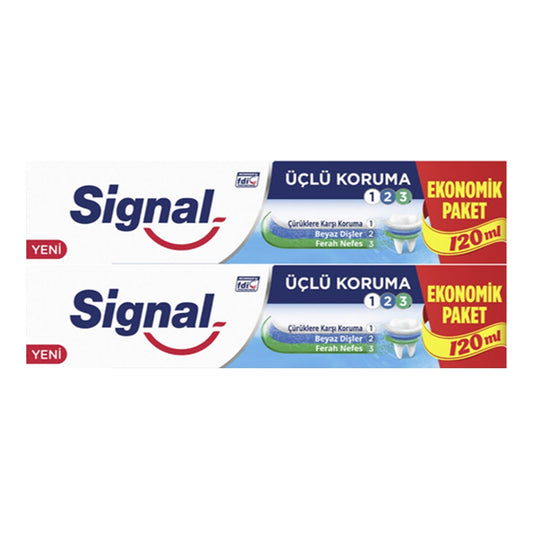 Diş Macunu Üçlü Koruma 2x120 ml