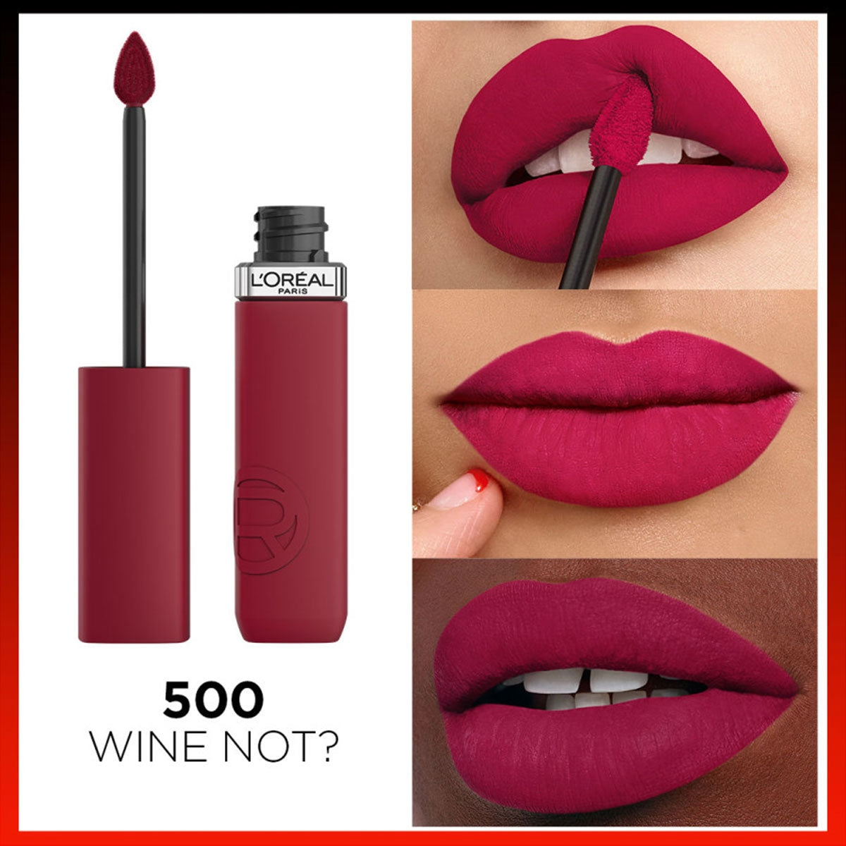 Ruj Matte Resistance 500 Wine Not