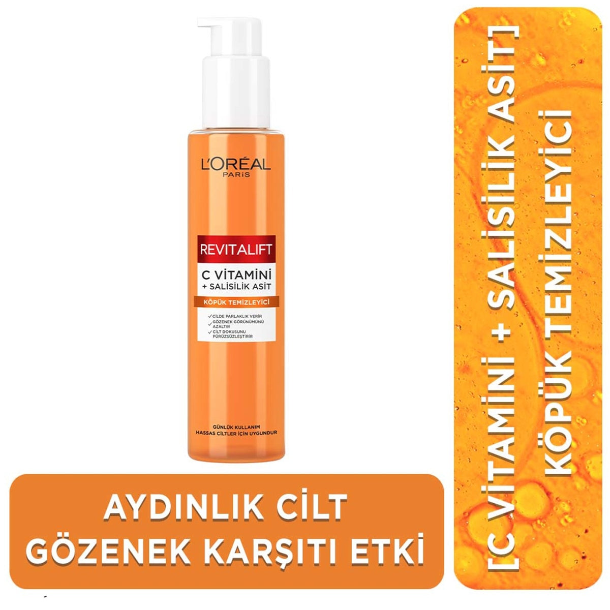 Yüz Temizleme Jeli Aydınlatıcı C Vitamini 150 ml