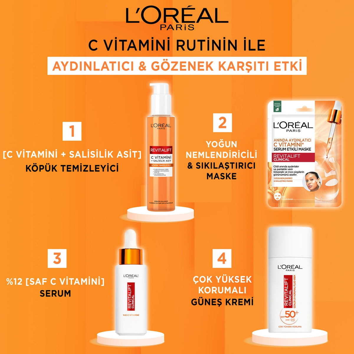 Yüz Temizleme Jeli Aydınlatıcı C Vitamini 150 ml