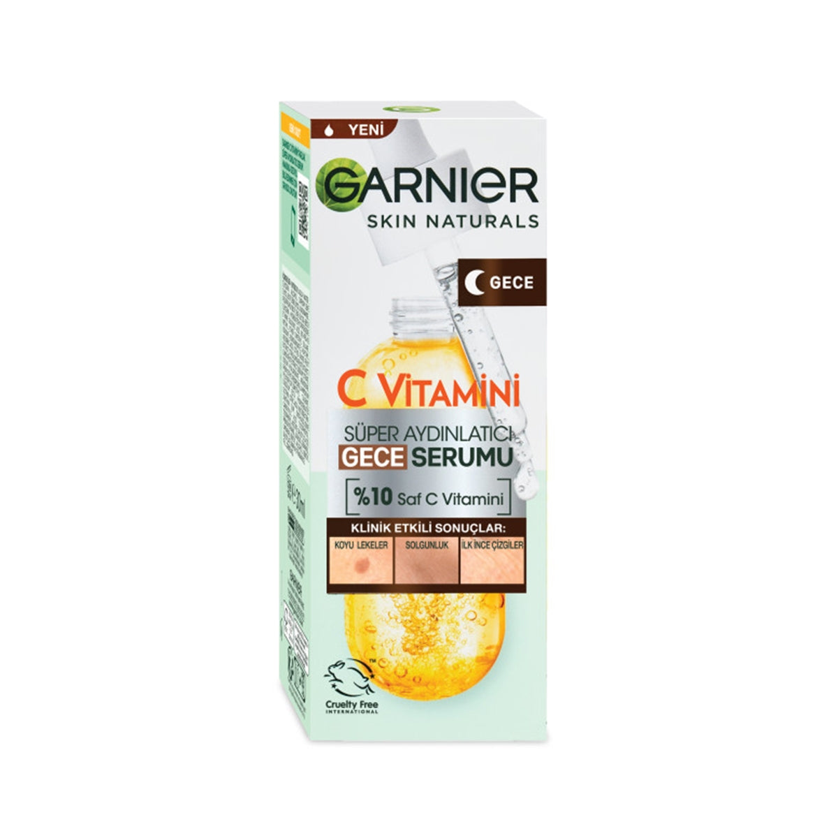 Yüz Bakım Serumu Süper Aydınlatıcı Gece C Vitamini 30 ml