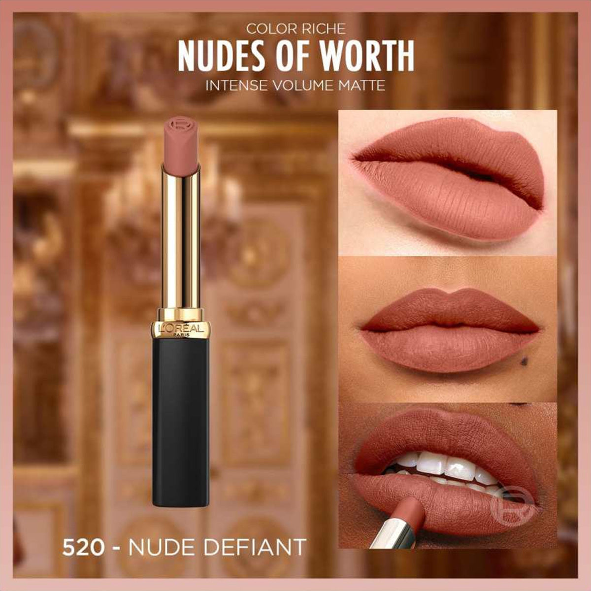 Color Riche Intense Volume Matte Ruj 520 Le Nude Defiant