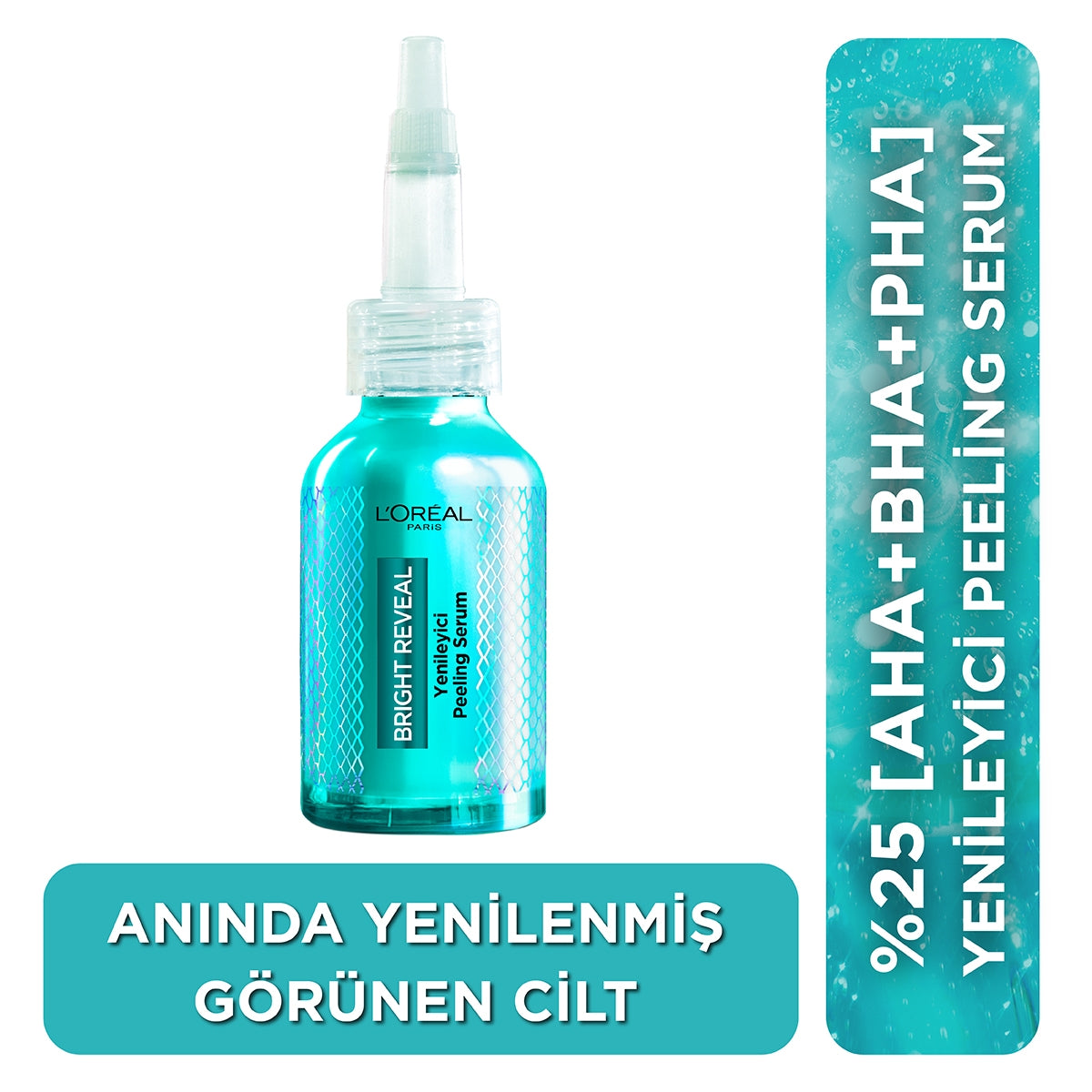 Bright Reveal Koyu Lekelere Karşı Hızlı Etkili Yenileyici Peeling Serum 25% [AHA + BHA + PHA] 25ml