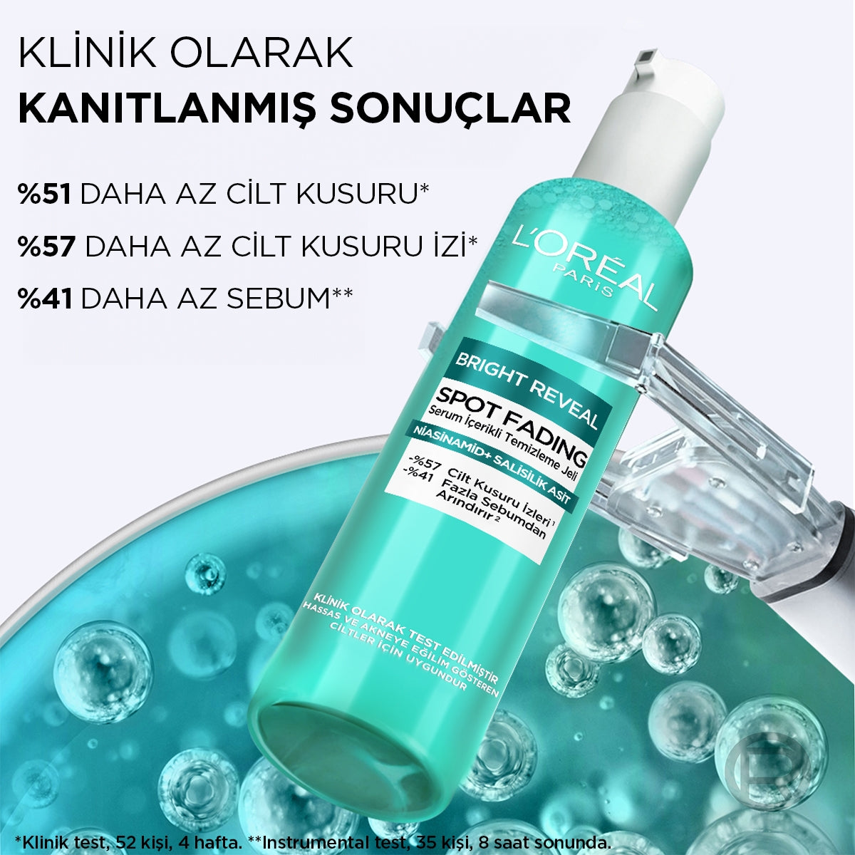 Bright Reveal Cilt Kusuru İzi Karşıtı, Serum İçerikli Temizleme Jeli Niasinamid+Salisilik Asit 150ml