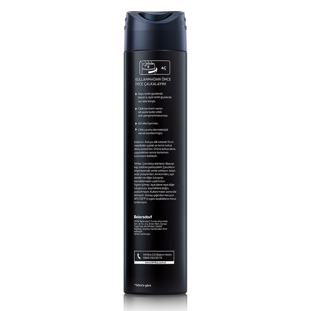 Erkek Sprey Black & White Invisible Original Erkek Sprey Deodorant 200 ml