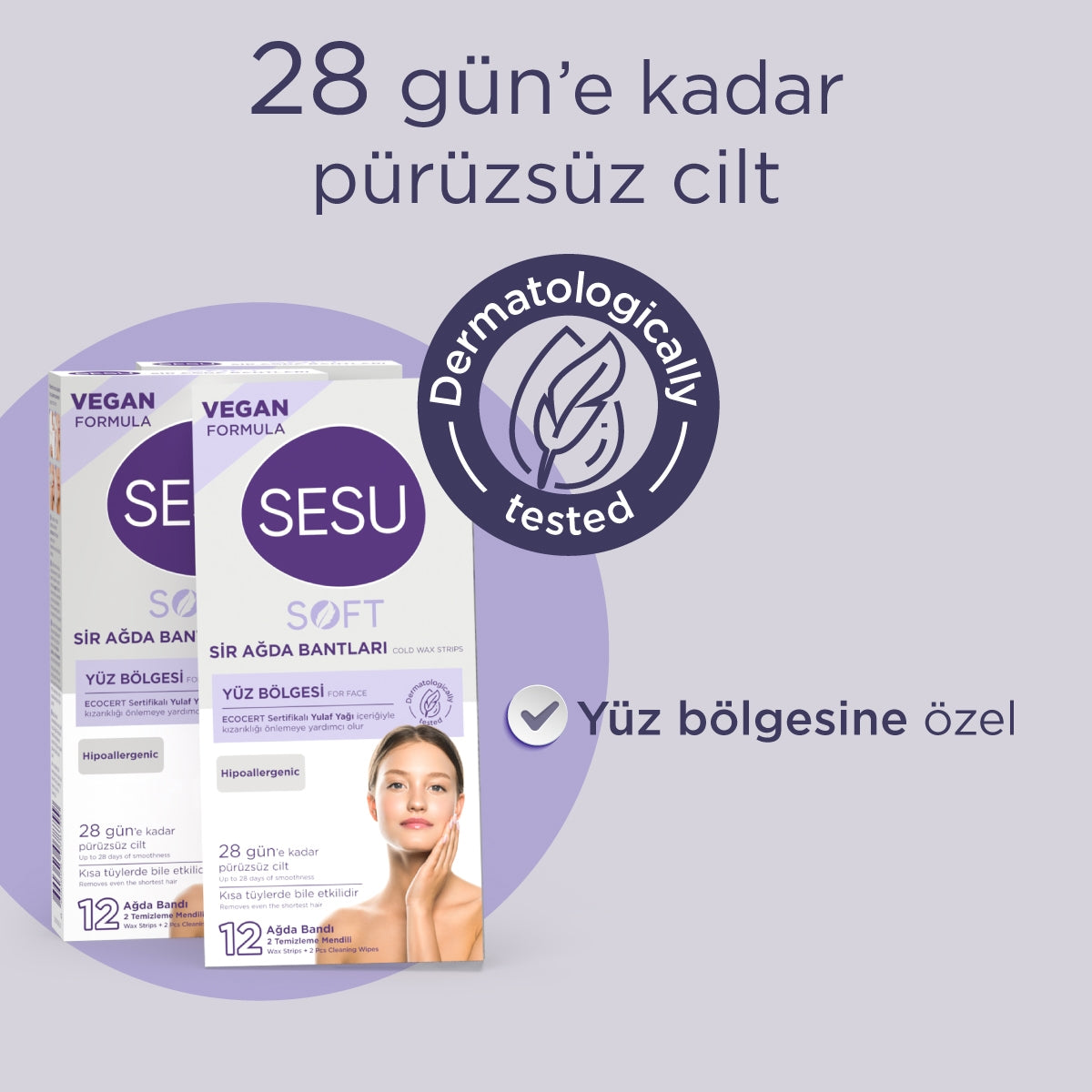 Soft Yüz Ağda Bandı 12'li