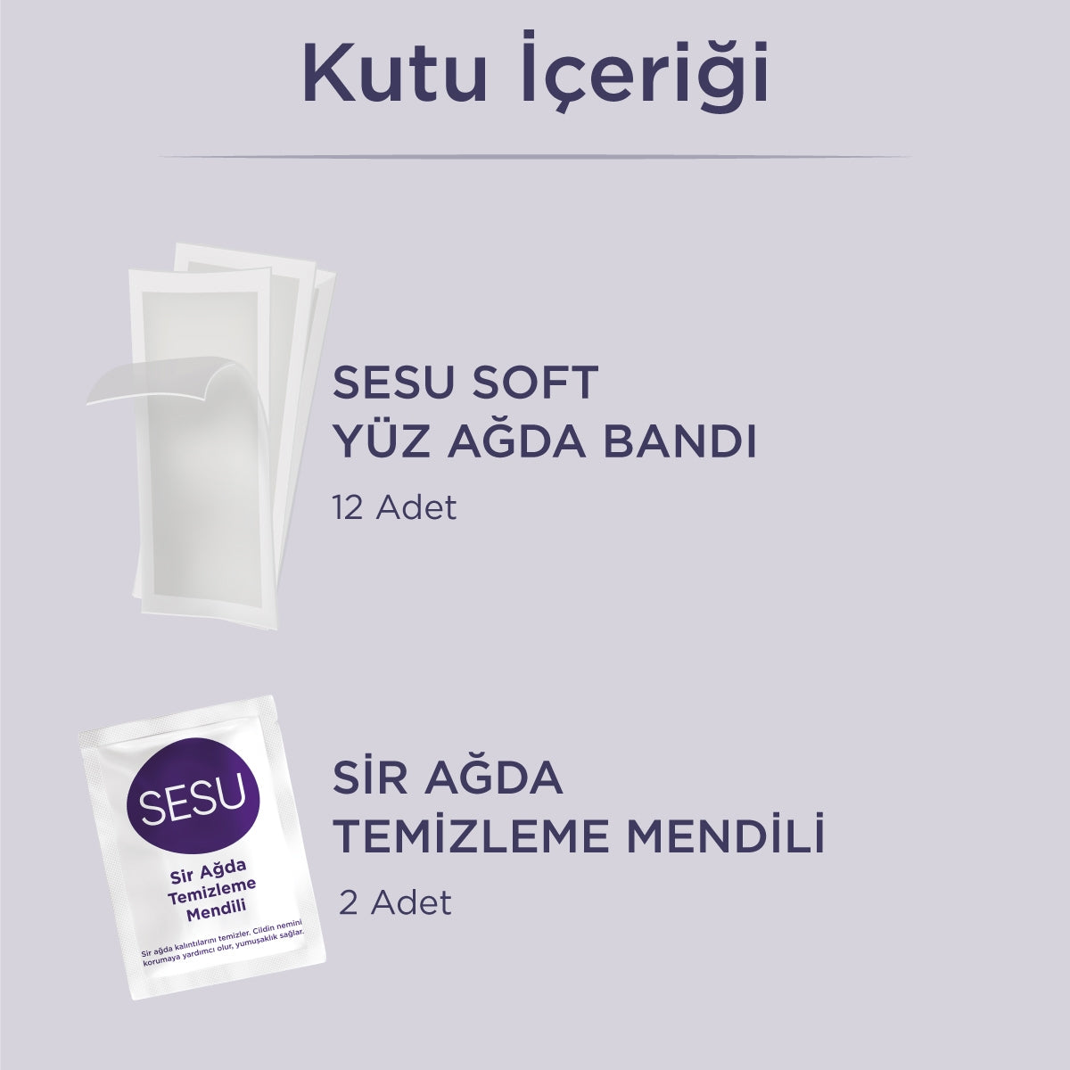 Soft Yüz Ağda Bandı 12'li