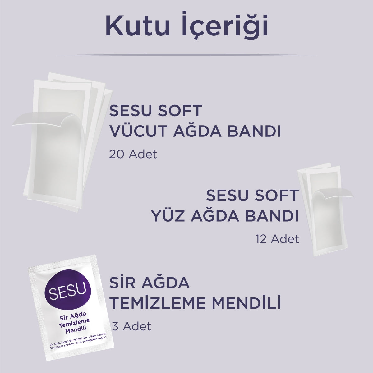 Soft Yüz ve Vücut Ağda Bandı 32'li