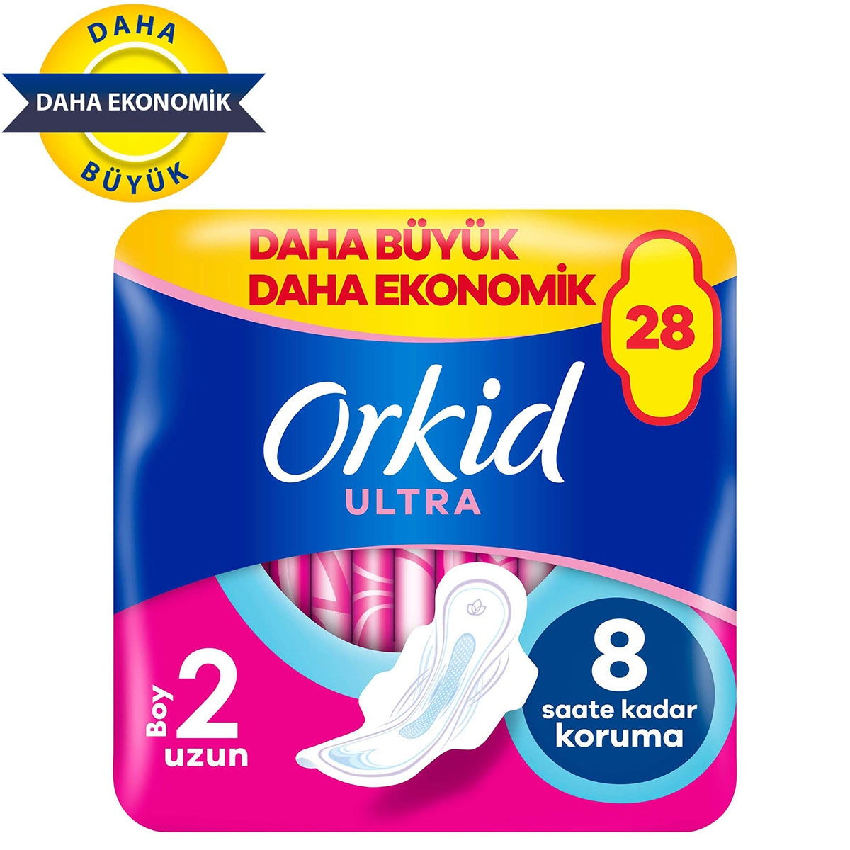 Orkid Ultra Extra Dörtlü Paket Uzun 28 Adet