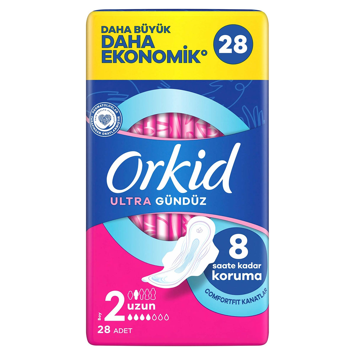 Orkid Ultra Extra Dörtlü Paket Uzun 28 Adet