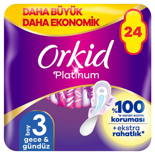 Orkid Platinium Dörtlü Paket Gece 24 Adet