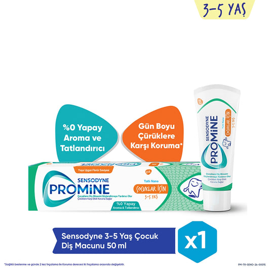 COCUK DIS MACUNU PROMINE 3-5 YAS 50 ML