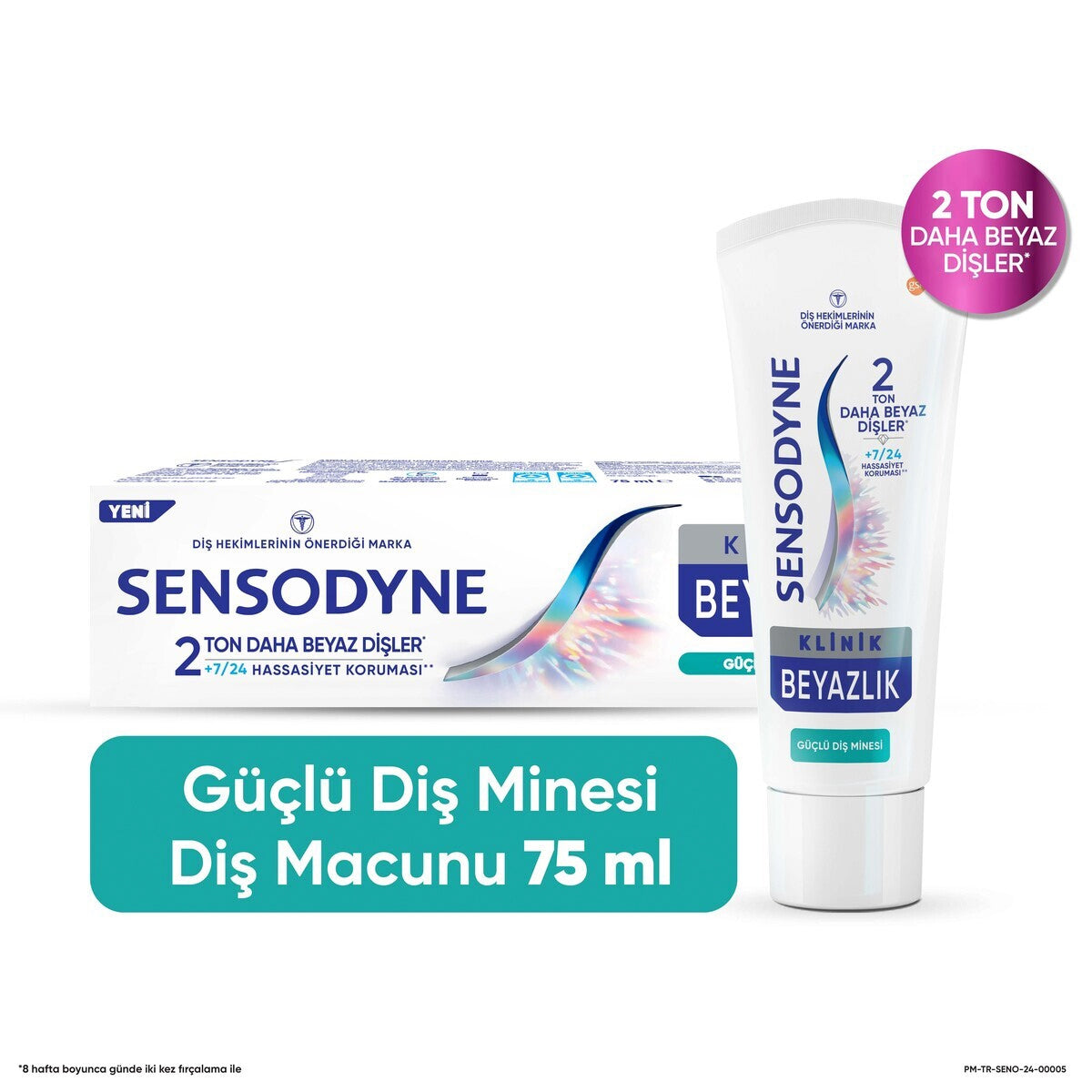 DIS MACUNU KLINIK BEYAZLIK GUCLU DIS MINESI 75 ML