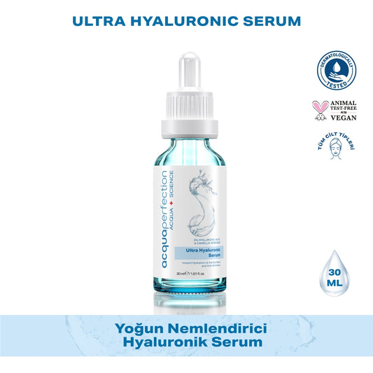 Yüz Bakım Serumu Hyaluronik Asit 30 ml